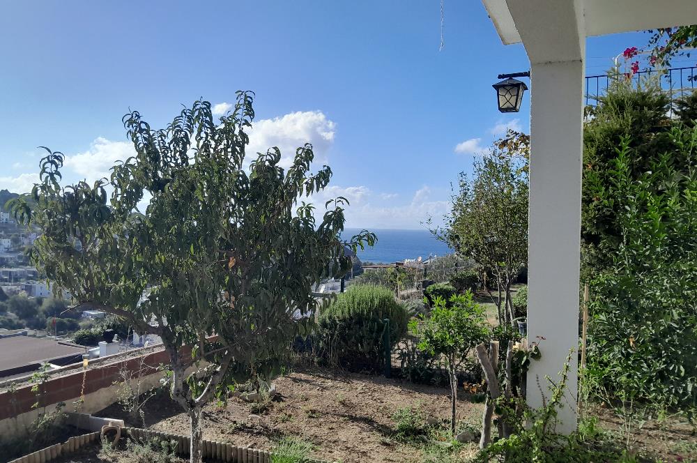 Bodrum Gümüşlük Deniz Manzaralı Bahçeli Kiralık Müstakil Ev
