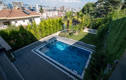 DRAGOS'TA 5+2 VE SPOR SALONLU ÖZEL HAVUZLU BAHÇELİ MÜSTAKİL VİLLA