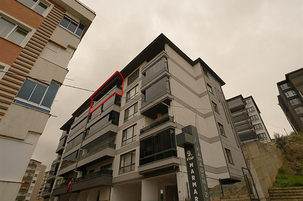 C21 Cius; Hisartepe Merkez'de Deniz Manzaralı 2+1 Kiralık Daire