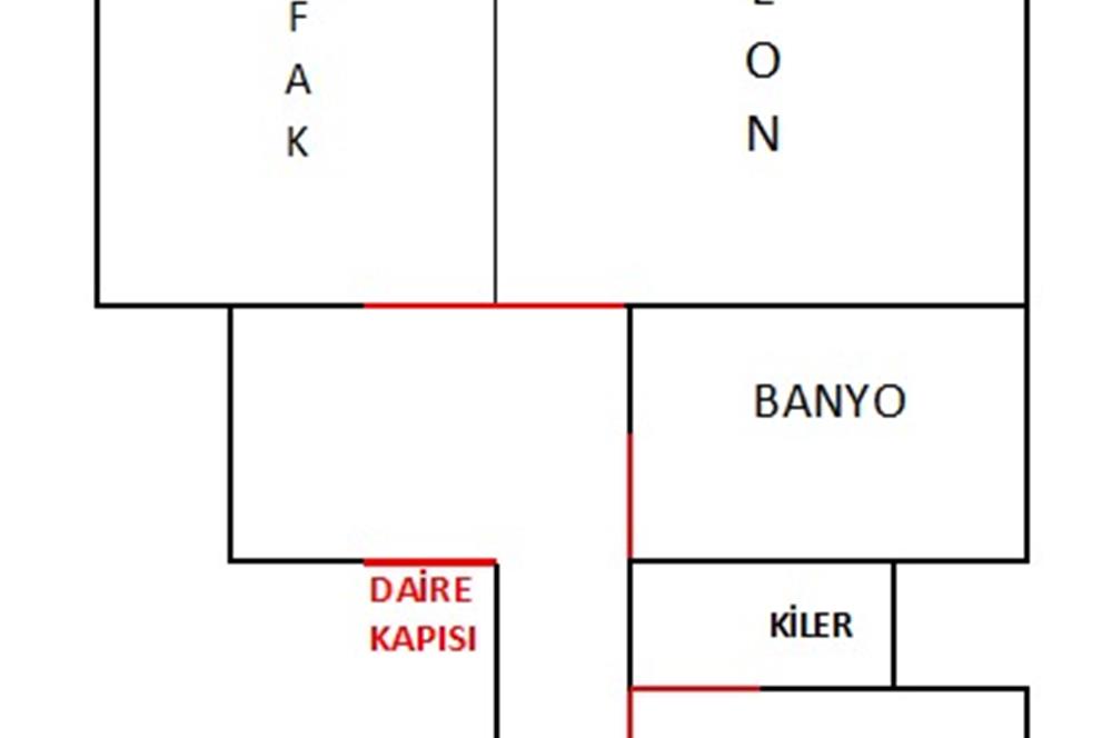 Fikri Altay Mah. Geniş 2+1 Kapalı Mutfak Önü Açık Kiralık Daire