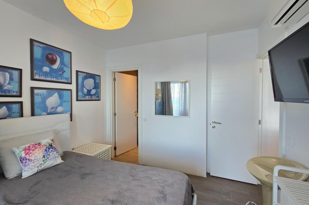 Bodrum Türkbükü Hebilkoy’da Prestijli Olivehill Sitesinde Eşsiz Deniz Manzaralı Satılık Dubleks