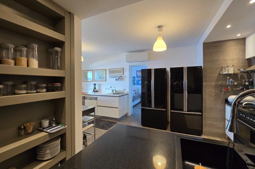 Bodrum Türkbükü Hebilkoy’da Prestijli Olivehill Sitesinde Eşsiz Deniz Manzaralı Satılık Dubleks