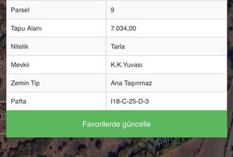 CENTURY21 BAL' DAN İVRİNDİ KAYAPA' DA 7034 M2 SATILIK TARLA