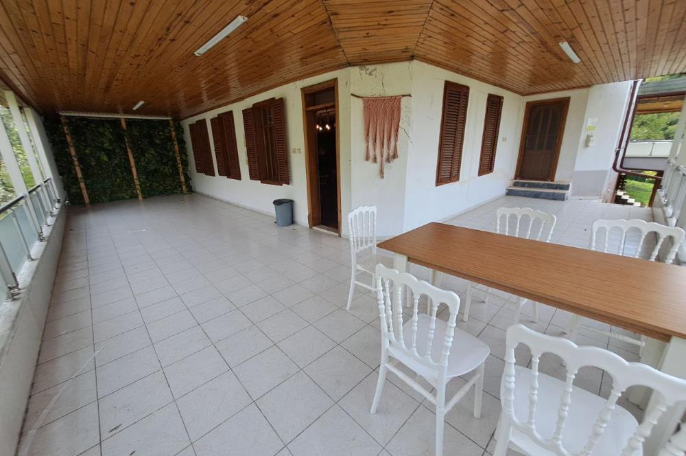 4 DÖNÜM ZEYTİNLİK İÇERİSİNDE SATILIK KAHVALTI SALONU VE BİNASI