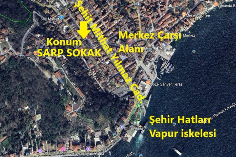 SARIYER MERKEZ MH / SARP SOKAK, SATILIK 1+1 KAT MÜLKİYETLİ DAİRE