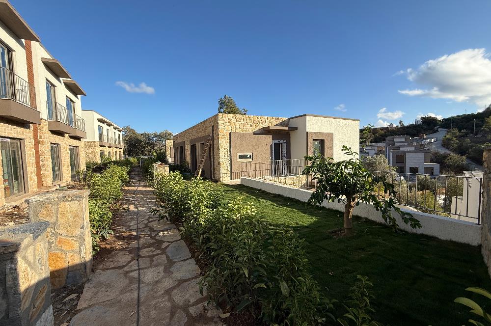 Bodrum Gümüşlük - Magnus Vadi Dereköy Projesinde Müstakil Bahçe Kullanımlı Vadi Manzaralı Satılık Sıfır Daireler