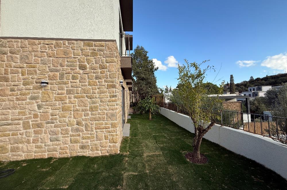 Bodrum Gümüşlük - Magnus Vadi Dereköy Projesinde Müstakil Bahçe Kullanımlı Vadi Manzaralı Satılık Sıfır Daireler