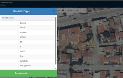 CENTRUY 21 BAL'DAN HAVRAN EBUBEKİR MAHALLESİNDE  SATILIK BİNA VE ARSASI 