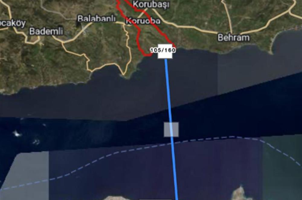 ÇANAKKALE AYVACIK KURUOBA DENİZE SIFIR ÖZEL KUMSAL SATILIK ARAZİ