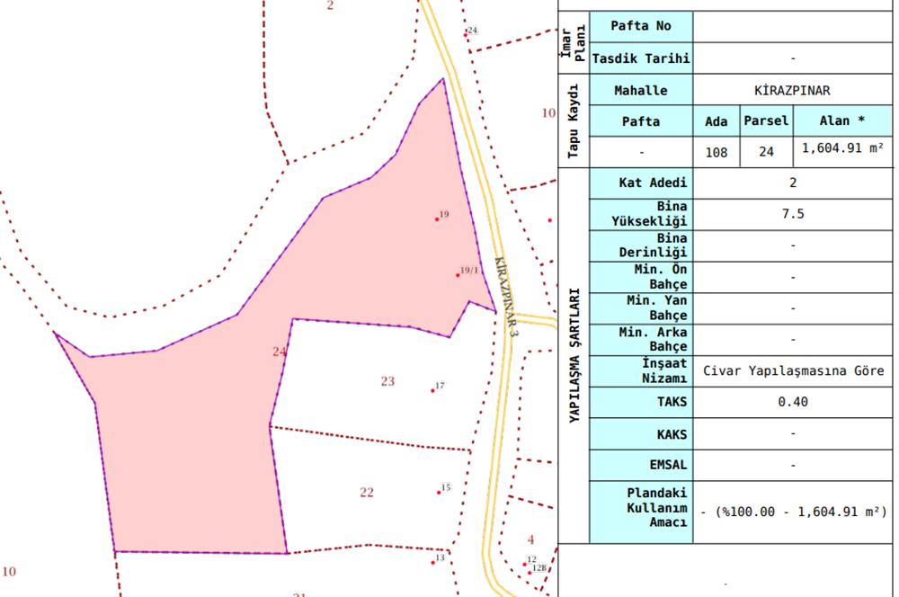 C21 BAL'dan ALTIEYLÜL KİRAZPINAR KÖYÜNDE SATILIK ARSA