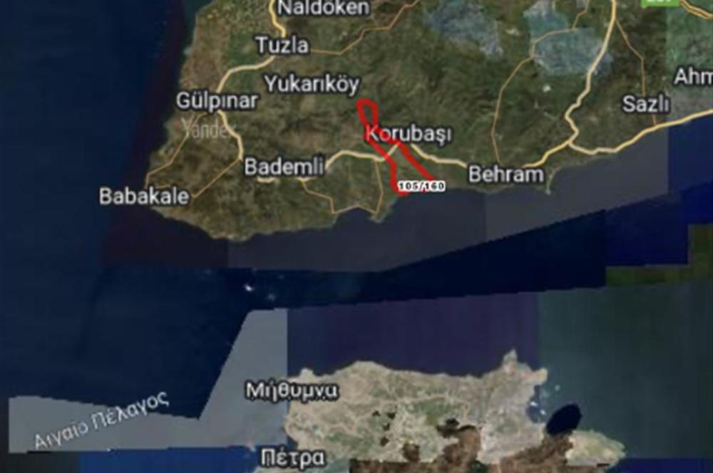 ÇANAKKALE AYVACIK KURUOBA DENİZE SIFIR ÖZEL KUMSAL SATILIK ARAZİ