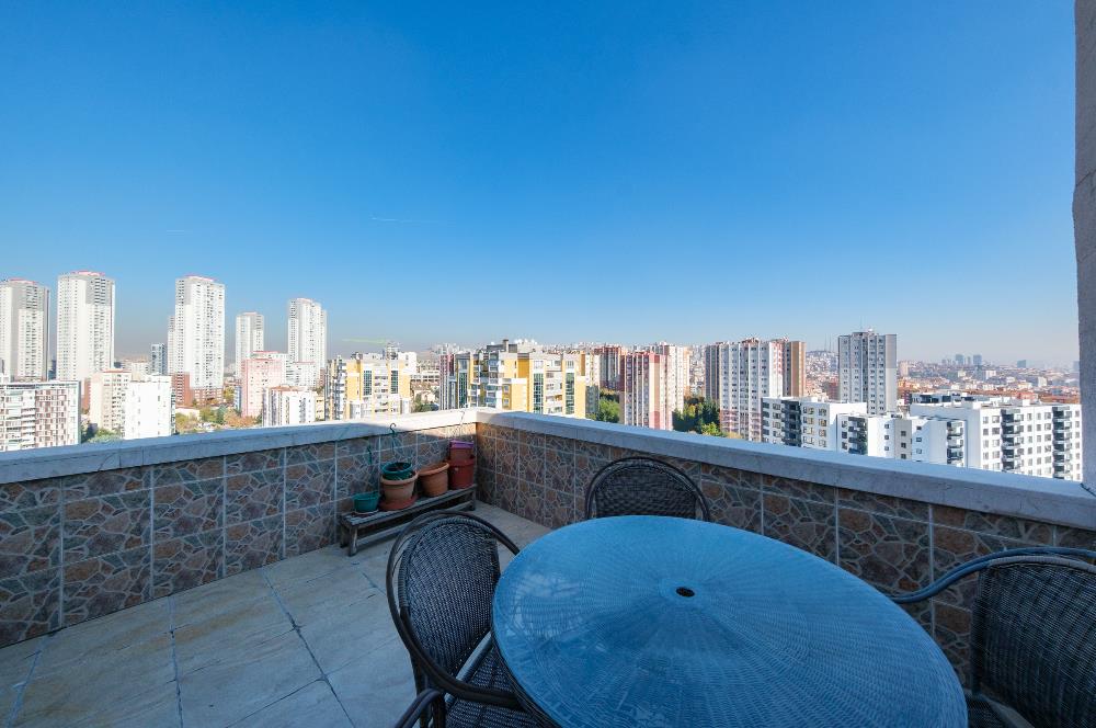 Siz ve Hayalleriniz.... Panoramik Manzaralı Çatı Dubleksi.... 