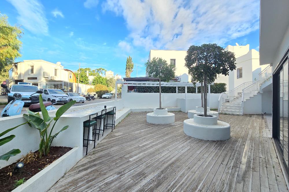 Bodrum Eskiçeşme Cafer Paşa Caddesi Üzerinde Köşe Konum Kurumsal Kiracılı Dubleks İşyeri
