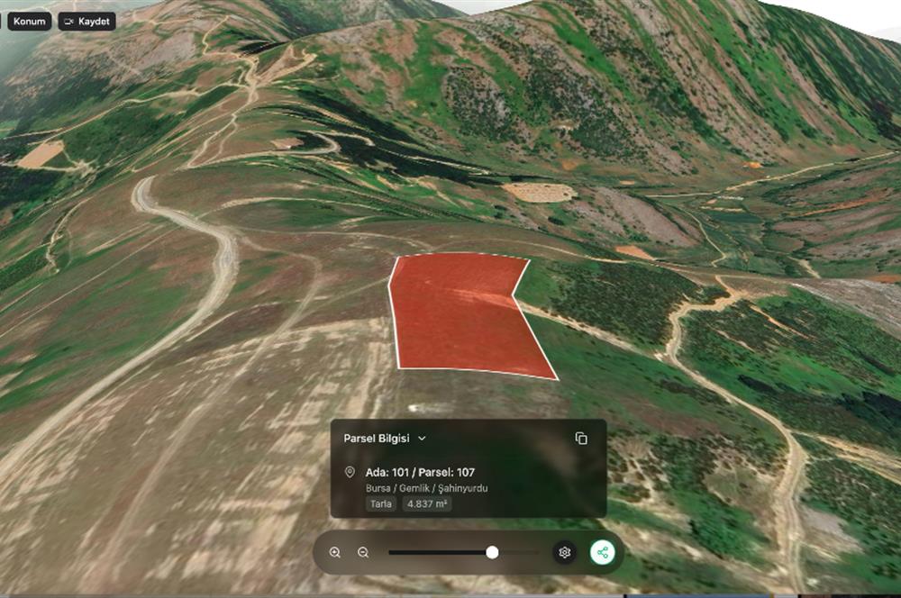 C21 Cius;Şahinyurdunda 4.837 m2 Ulaşımı Kolay Satılık Tarla