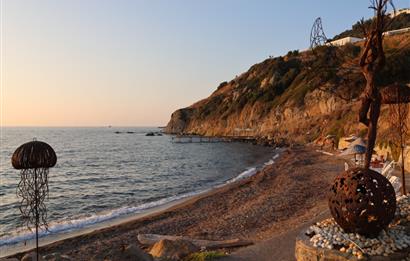 KOYUNBABA PLAJLI SİTEDE 3+1 DENİZ MANZARALI BAHÇE DUBLEKS
