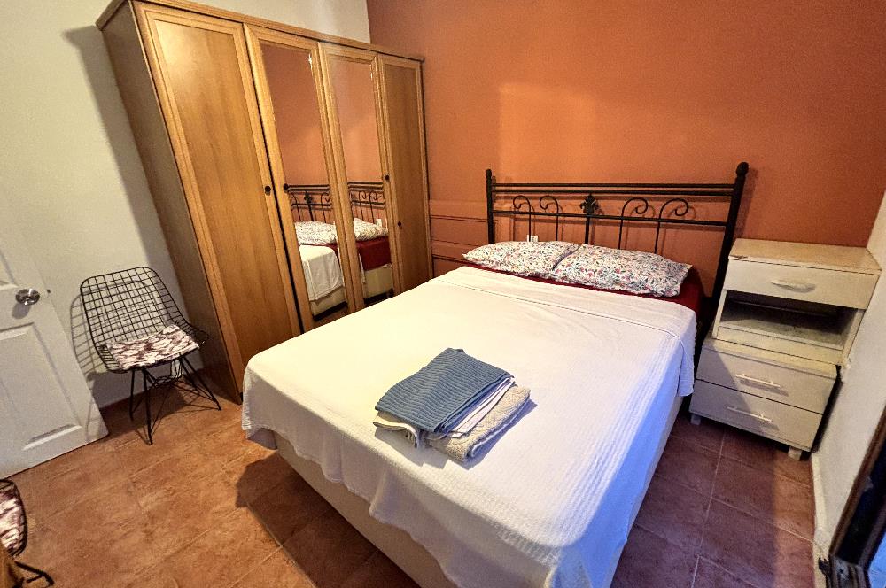 BODRUM AKYARLAR'DA DENİZ MANZARALI EŞYALI KİRALIK  DAİRE