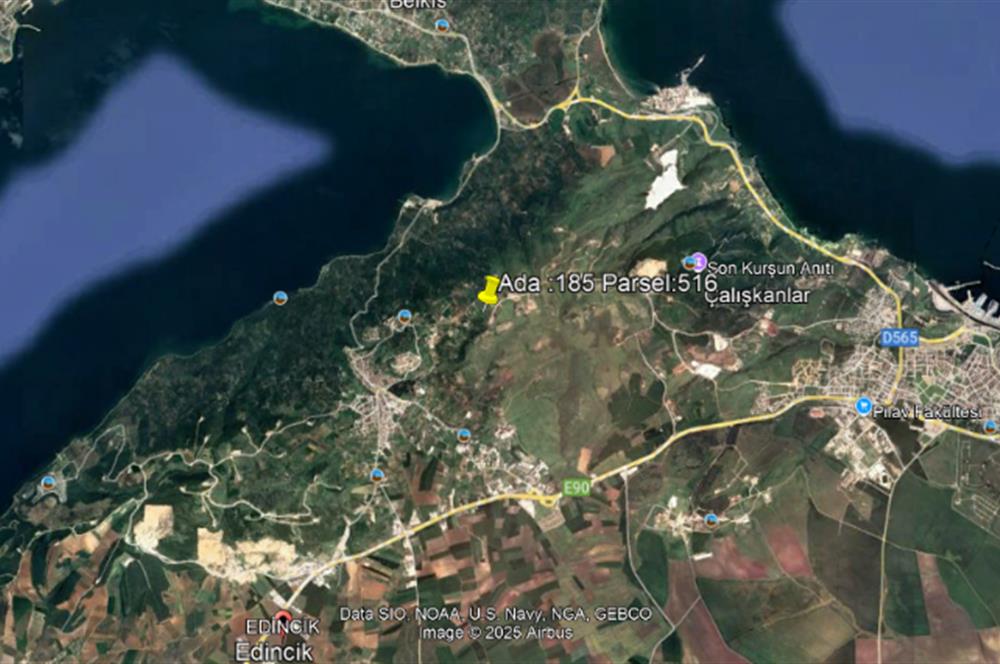 Century 21 Bal'dan Bandırma Edincik Mahallesinde Satılık Tarla