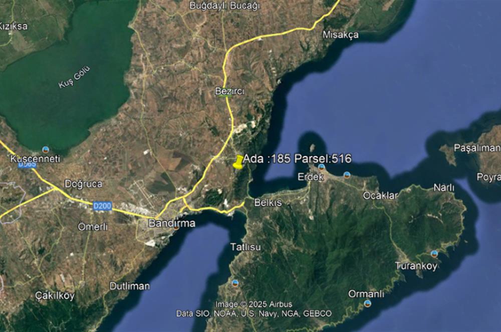 Century 21 Bal'dan Bandırma Edincik Mahallesinde Satılık Tarla