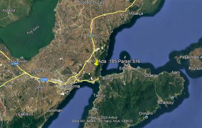 Century 21 Bal'dan Bandırma Edincik Mahallesinde Satılık Tarla