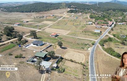 CENTURY21 BAL'DAN KARESİ KIRMIZILAR'DA SATILIK 853 M2 ARSA