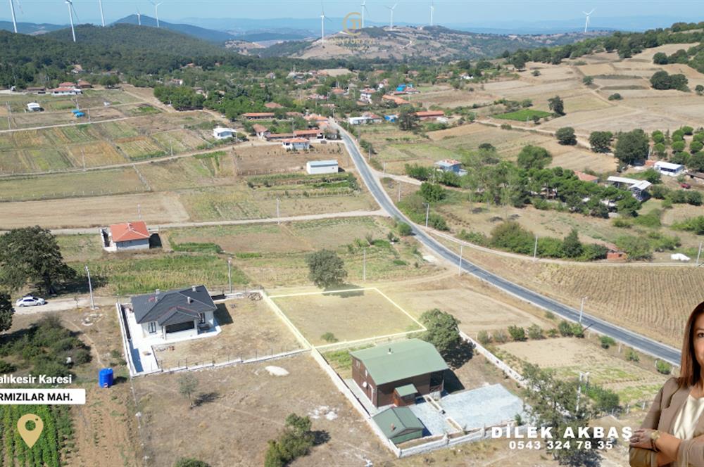 CENTURY21 BAL'DAN KARESİ KIRMIZILAR'DA SATILIK 853 M2 ARSA