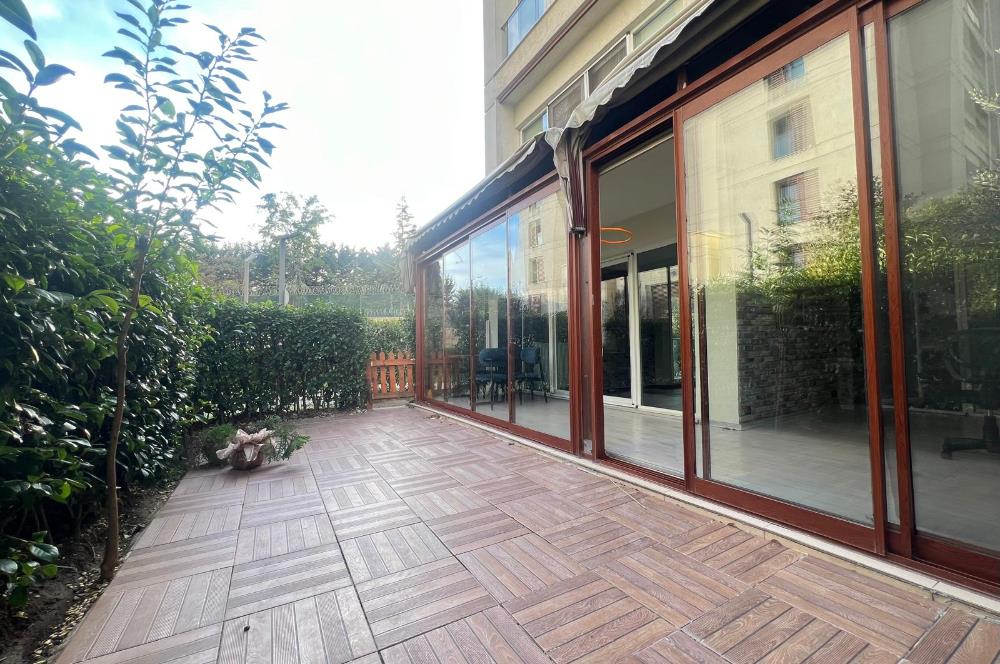 Resim İstanbul Sitesinde Muhteşem 3+1 Bahçe Katı Kiralık Daire