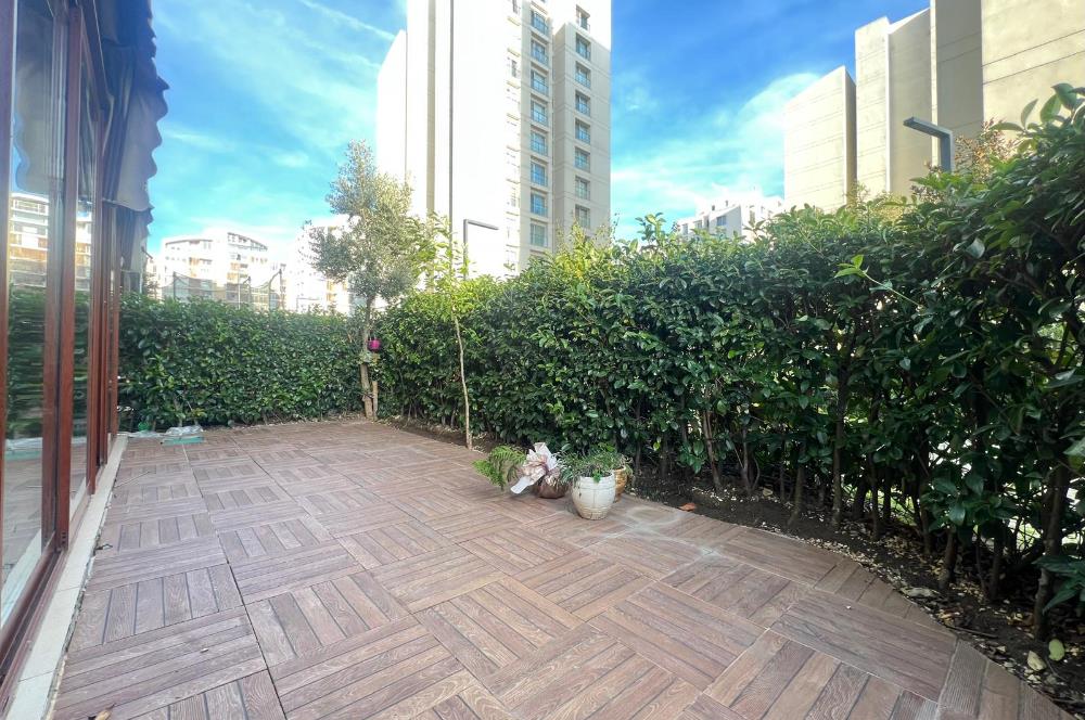 Resim İstanbul Sitesinde Muhteşem 3+1 Bahçe Katı Kiralık Daire