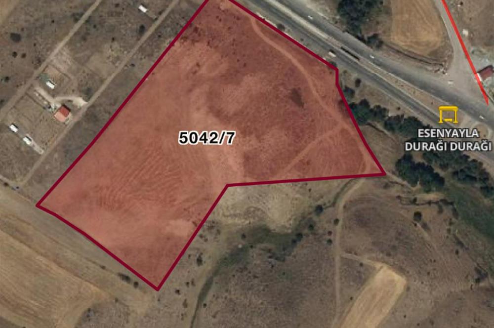 BEYNAM EĞRİCEK MEVKİİNDE ANA YOLA CEPHE SATILIK TARLA 