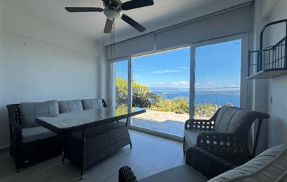 BODRUM GÜNDOĞAN PANORAMİK DENİZ MANZARALI SATILIK BAHÇE DUBLEKSİ