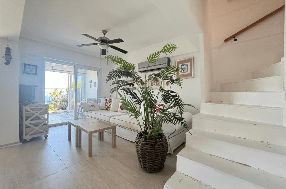 BODRUM GÜNDOĞAN PANORAMİK DENİZ MANZARALI KİRALIK BAHÇE DUBLEKSİ