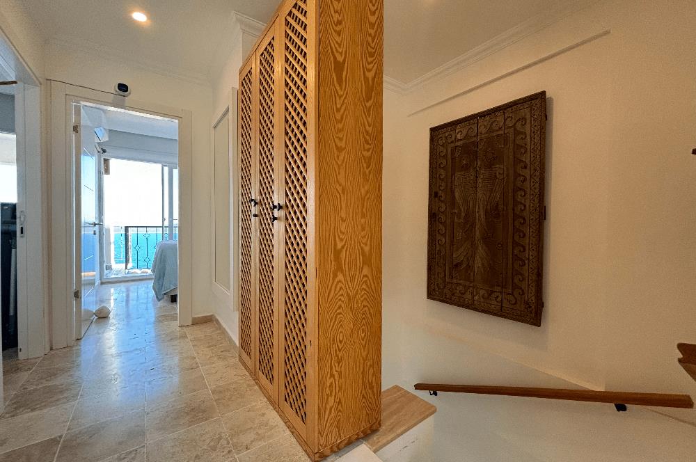 BODRUM GÜNDOĞAN PANORAMİK DENİZ MANZARALI KİRALIK BAHÇE DUBLEKSİ