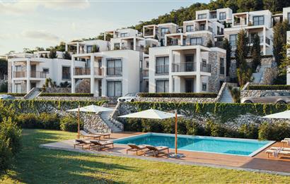 Bodrum Gümüşlük Peksimet Satılık Sıfır Lüks Daireler