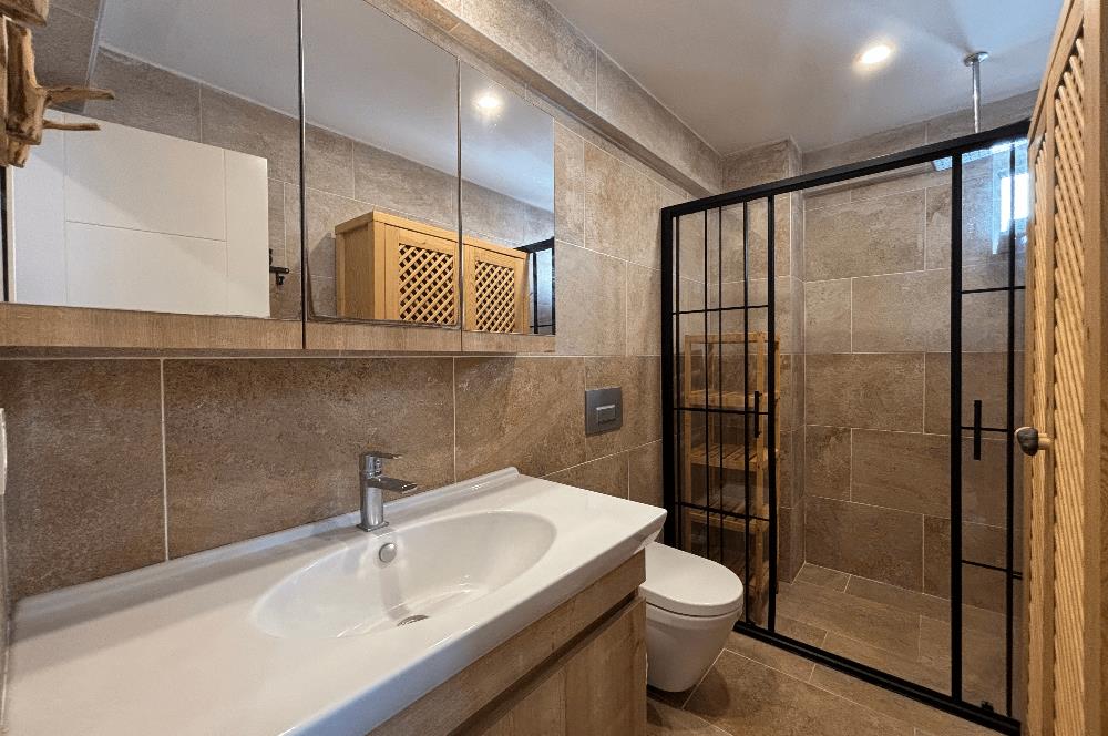 BODRUM GÜNDOĞAN PANORAMİK DENİZ MANZARALI SATILIK BAHÇE DUBLEKSİ