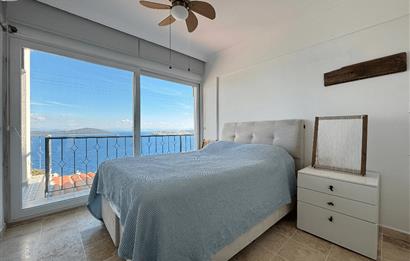 BODRUM GÜNDOĞAN PANORAMİK DENİZ MANZARALI SATILIK BAHÇE DUBLEKSİ