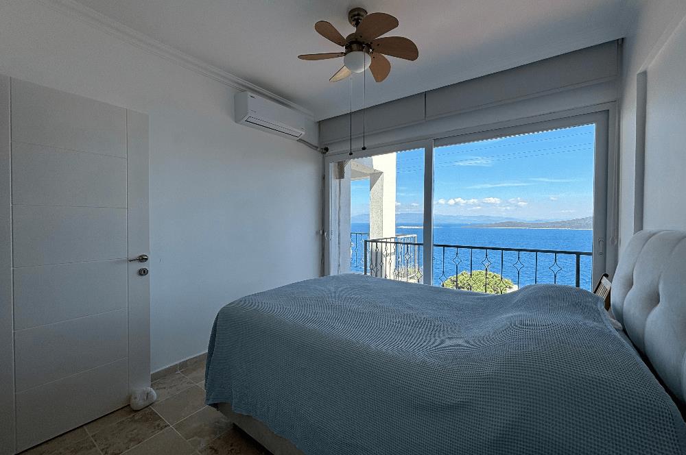 BODRUM GÜNDOĞAN PANORAMİK DENİZ MANZARALI KİRALIK BAHÇE DUBLEKSİ