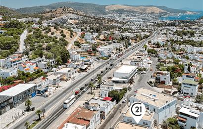 Bodrum Konacık Merkezi Lokasyonda 129 m2 Net Kiralık Dükkan