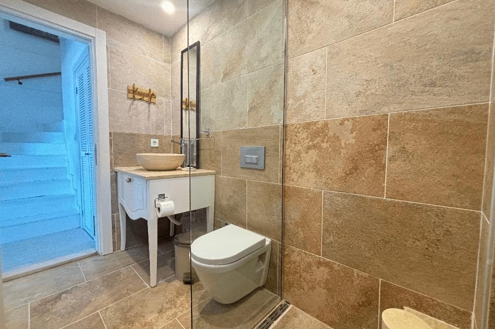 BODRUM GÜNDOĞAN PANORAMİK DENİZ MANZARALI SATILIK BAHÇE DUBLEKSİ