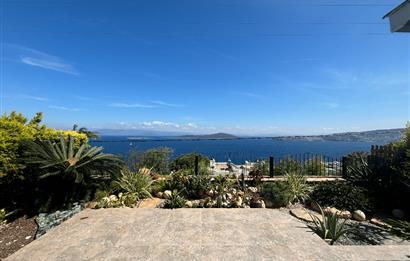 BODRUM GÜNDOĞAN PANORAMİK DENİZ MANZARALI KİRALIK BAHÇE DUBLEKSİ
