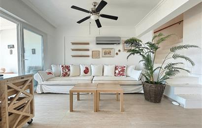 BODRUM GÜNDOĞAN PANORAMİK DENİZ MANZARALI SATILIK BAHÇE DUBLEKSİ