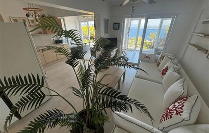 BODRUM GÜNDOĞAN PANORAMİK DENİZ MANZARALI SATILIK BAHÇE DUBLEKSİ