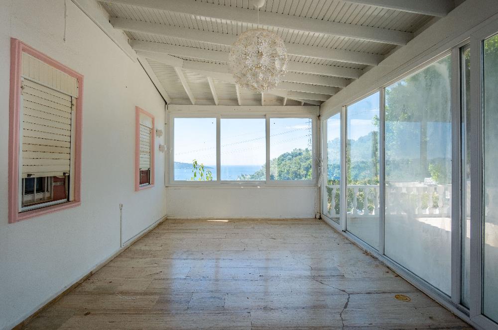 Bodrum Yokuşbaşı Kale ve Deniz Manzaralı, Satılık 5+2 Villa