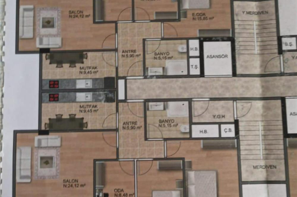 MERDİVENKOY İMAM RAMİZ SOK. KULLANIŞLI SATILIK 3+1 DAİRE