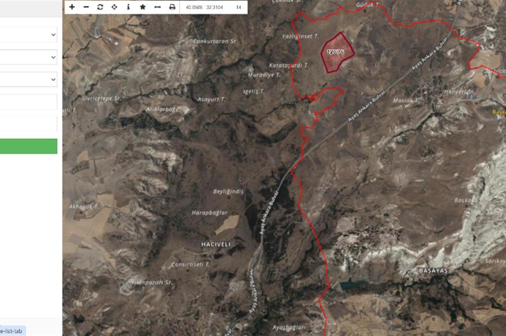 Ayaş Başayaş'da Hisseli Tarla