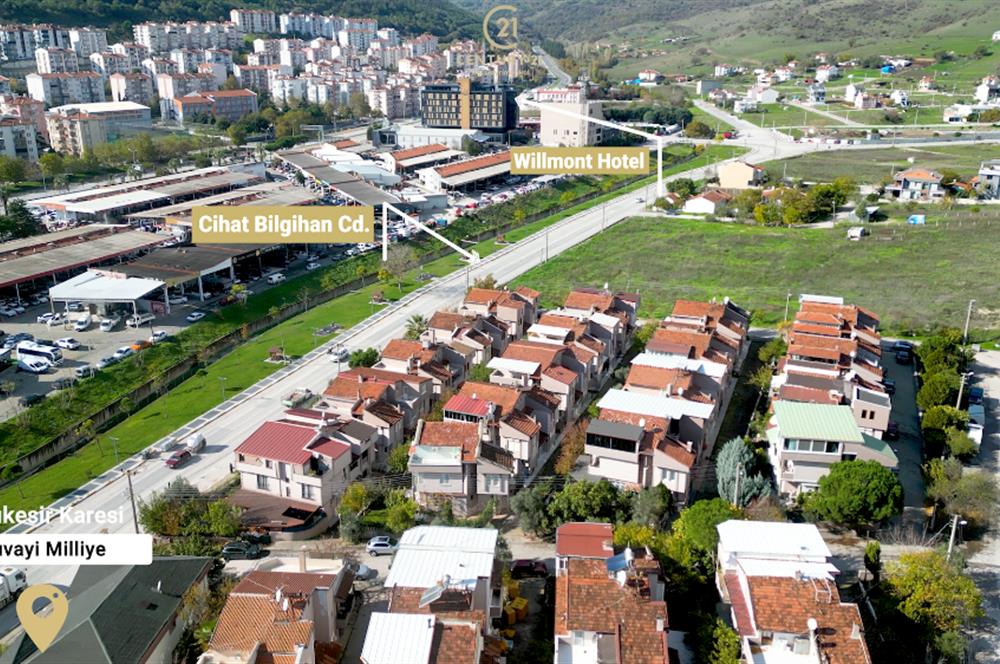 C21 BAL'DAN KUVAYİ MİLLİYE'DE CADDE ÜZERİ SATILIK VİLLA