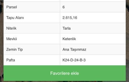 CENTURY 21 PLUS GAYRİMENKULDEN SANDIKLI ÜRKÜTTE SATILIK TARLA