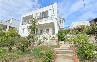 Gümüşlük Deniz Manzaralı  3+1 Kiralık Bahçe Kat