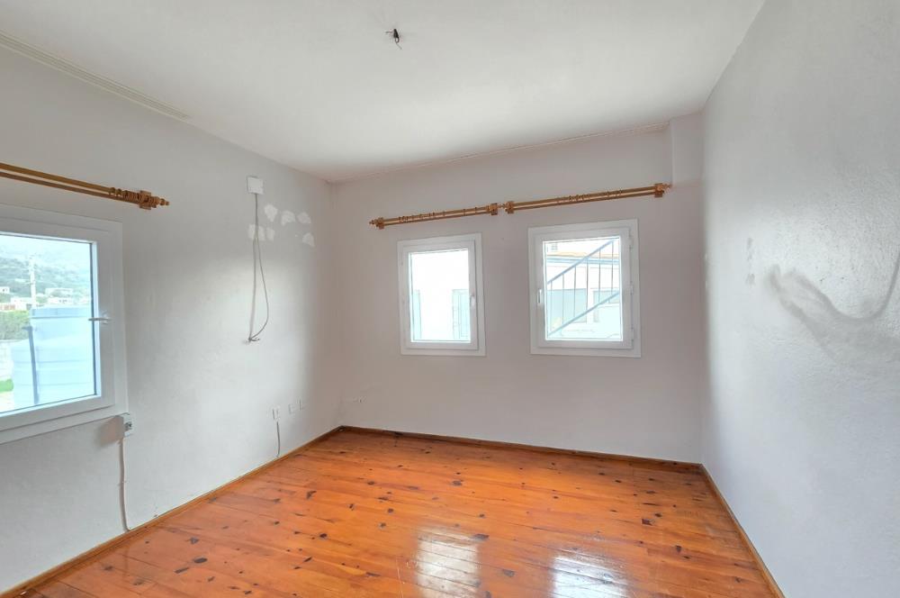 Gümüşlük Deniz Manzaralı  3+1 Kiralık Bahçe Kat