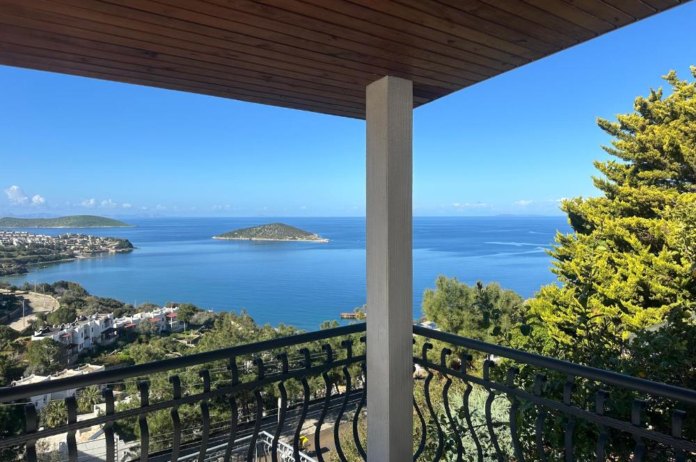Bodrum Yalıkavak Plajlı Site Deniz Manzaralı Satılık Villa