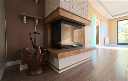 SİYASAL BAHÇEKENT SİTESİNDE 5+1 ŞÖMİNELİ LÜKS KİRALIK VİLLA