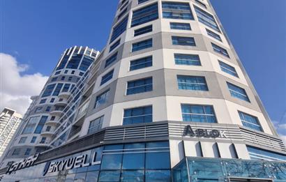 SUİT TOWER MERKEZİ SİSTEMLİ, GÜVENLİKLİ 1+1 OFİS/KONUT